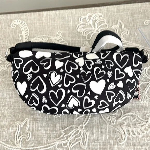 Brighton NWT Endless Love Hearts Nylon Fanny Pack/Belt Bag - Picture 9 of 15